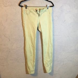 Mint green low rise jeans